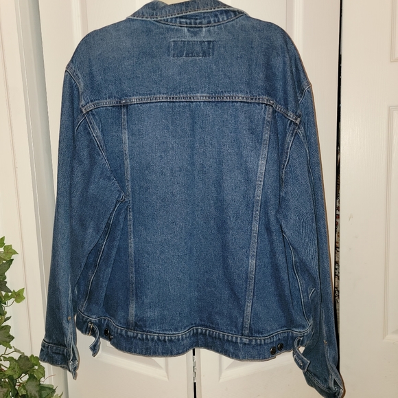 Wranglers hero VINTAGE heavy STURDY Denim Jacket xl men - Picture 6 of 13